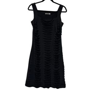 My Tribe Elirose Black Tank Stretch‎ Fashion Dress Womens Size Large